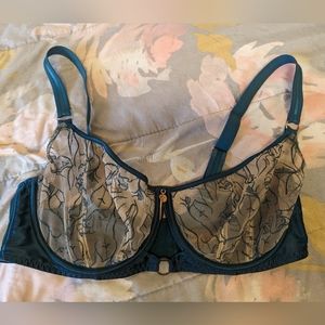 Scantilly Sex Education Bra 34FF UK/34H US Teal